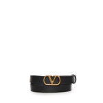 Cintura Vlogo Signature in pelle 7W2T0SM7 IYR0NO VALENTINO GARAVANI 