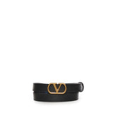 Cintura Vlogo Signature in pelle 7W2T0SM7 IYR0NO VALENTINO GARAVANI 