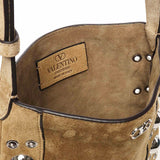 Borsa Nellcôte VLogo in suede con borchie 7Y2B0R34 JETRDX VALENTINO GARAVANI 