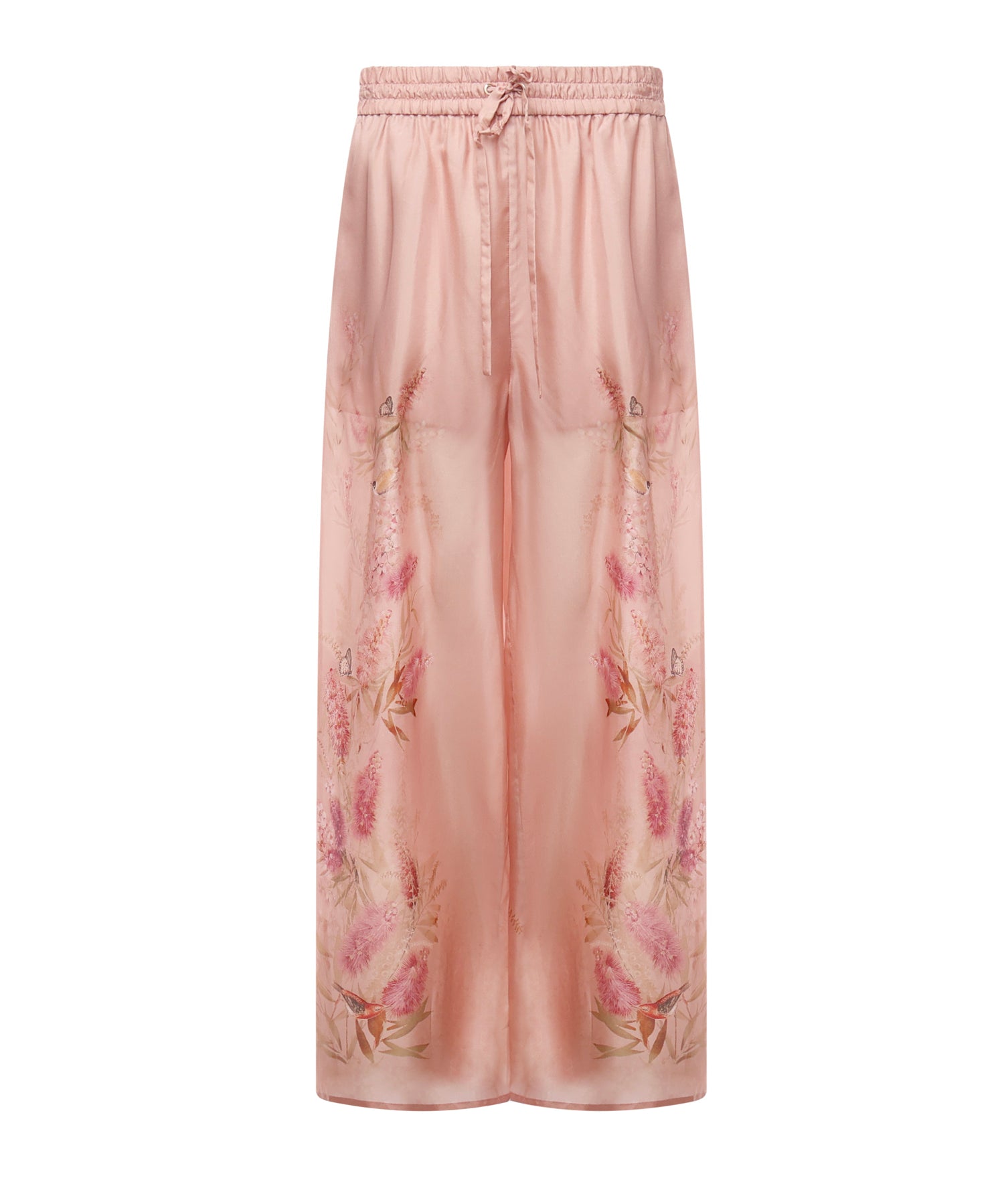 Pantaloni Cascadian in seta 3254PSS255 PINK ZIMMERMANN 