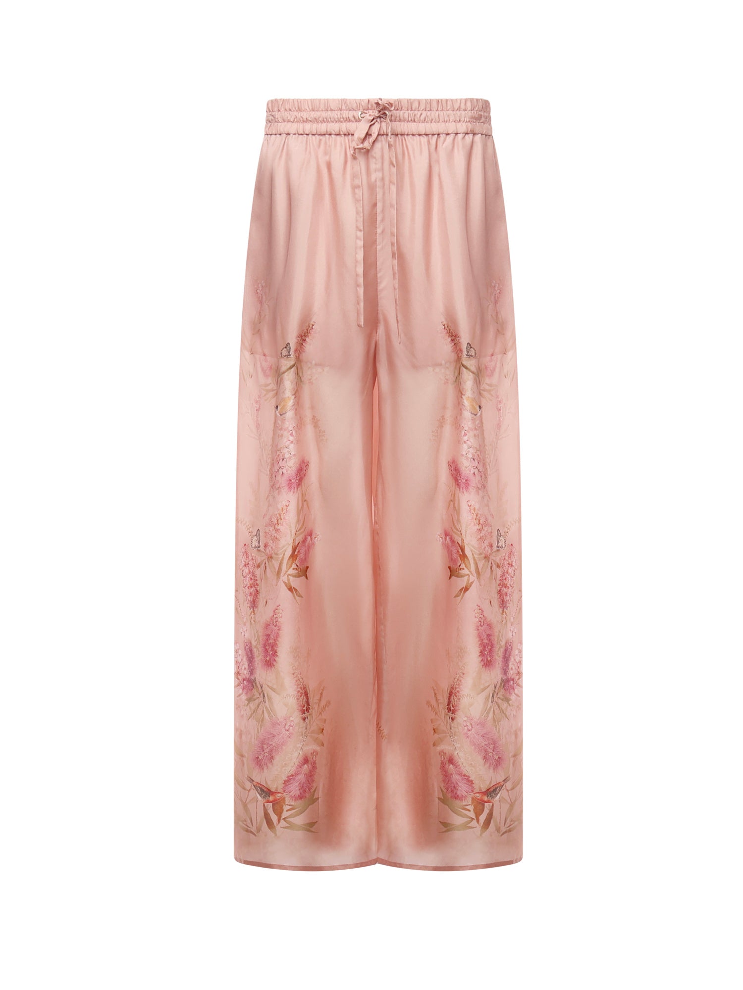 Pantaloni Cascadian in seta 3254PSS255 PINK ZIMMERMANN 