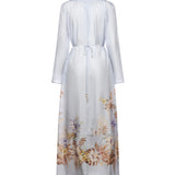 Maxi abito Coco in seta 4580DSS254 PWBLMLFL ZIMMERMANN 