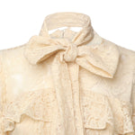 Abito in pizzo con volant Memento 5202DF252 CRM ZIMMERMANN 