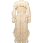Abito in pizzo con volant Memento 5202DF252 CRM ZIMMERMANN 