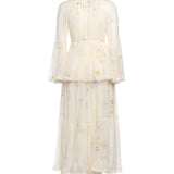 Abito con volant Memento 5385DF252 CDASCPNY ZIMMERMANN 