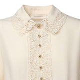 Camicia con finiture in pizzo 5398TF25R CRM ZIMMERMANN 