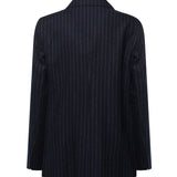 Giacca doppiopetto in lana gessata 2629046083600 001 'S MAX MARA 