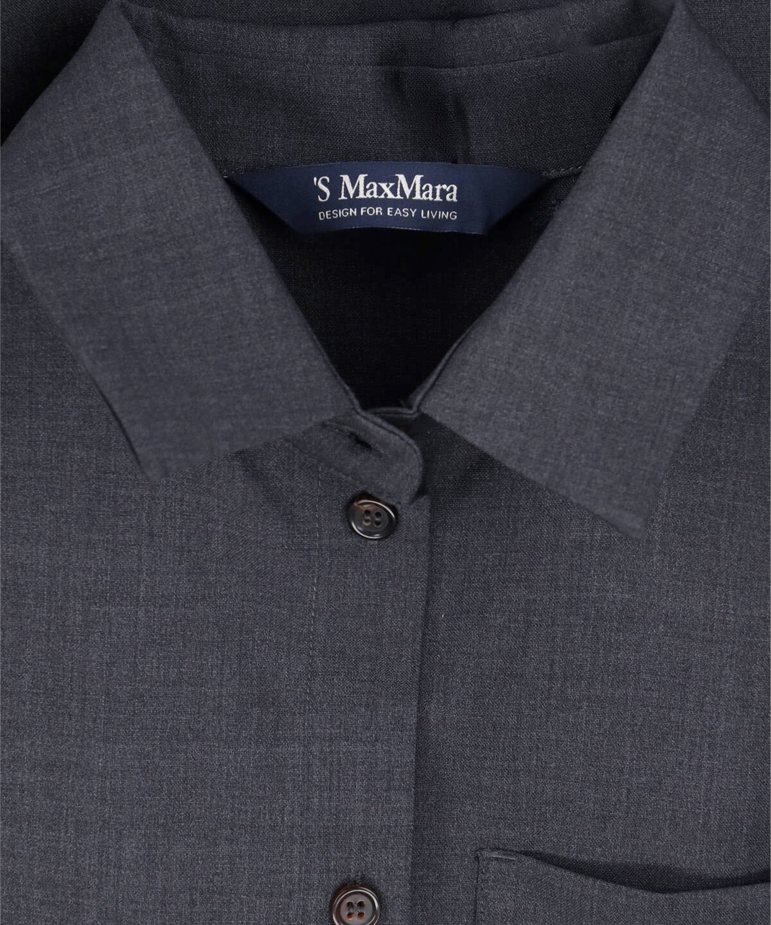 Camicia basic in tela di lana 2629196061600 016 'S MAX MARA 