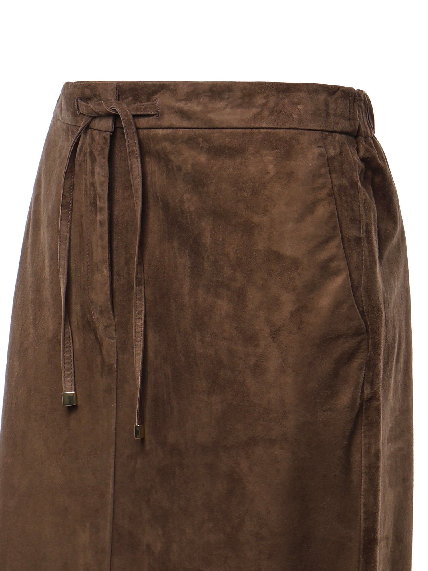 Gonna longuette in pelle scamosciata 2629406011600 001 'S MAX MARA 