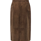 Gonna longuette in pelle scamosciata 2629406011600 001 'S MAX MARA 