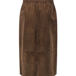 Gonna longuette in pelle scamosciata 2629406011600 001 'S MAX MARA 