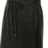 Gonna longuette in pelle scamosciata 2629406011600 002 'S MAX MARA 