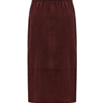 Gonna longuette in pelle scamosciata 2629406011600 003 'S MAX MARA 