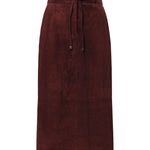 Gonna longuette in pelle scamosciata 2629406011600 003 'S MAX MARA 