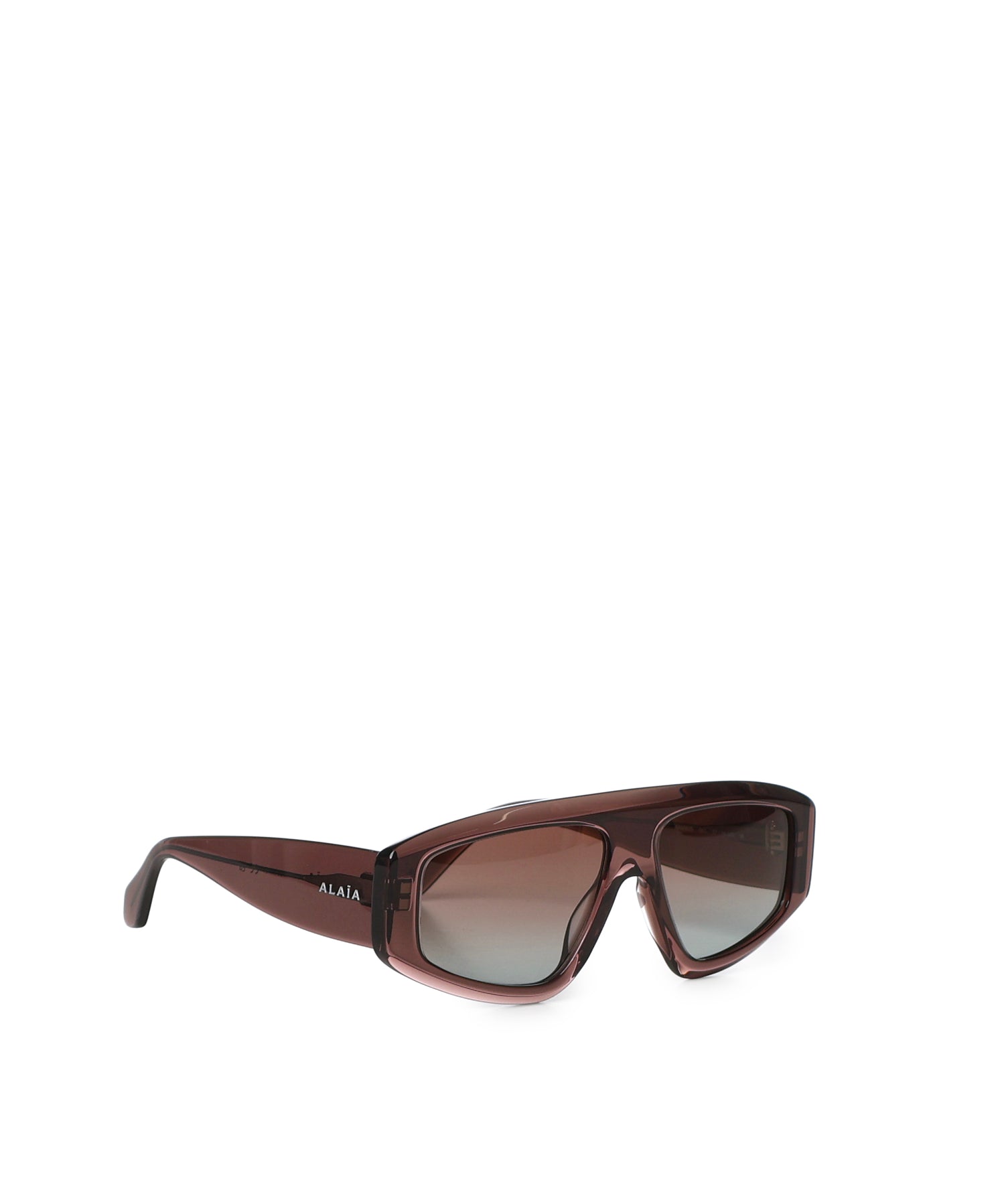 Occhiali da sole a mascherina aviatore AA0092S005  ALAIA 