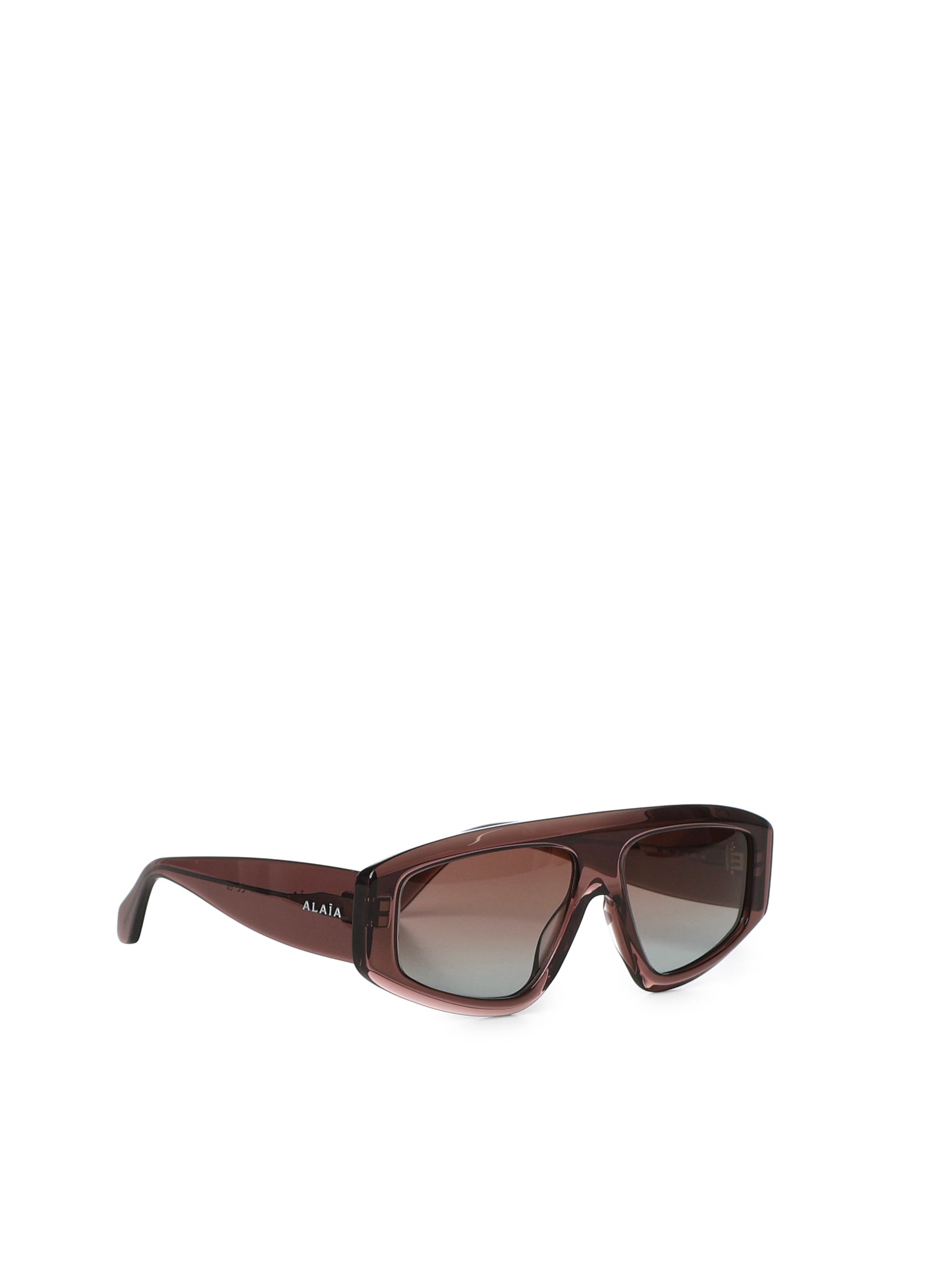 Occhiali da sole a mascherina aviatore AA0092S005  ALAIA 