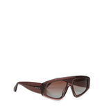 Occhiali da sole a mascherina aviatore AA0092S005  ALAIA 