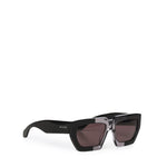 Occhiali da sole rettangolari sfumati AA0102S001  ALAIA 