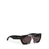 Occhiali da sole rettangolari sfumati AA0102S001  ALAIA 
