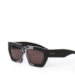 Occhiali da sole rettangolari sfumati AA0102S001  ALAIA 