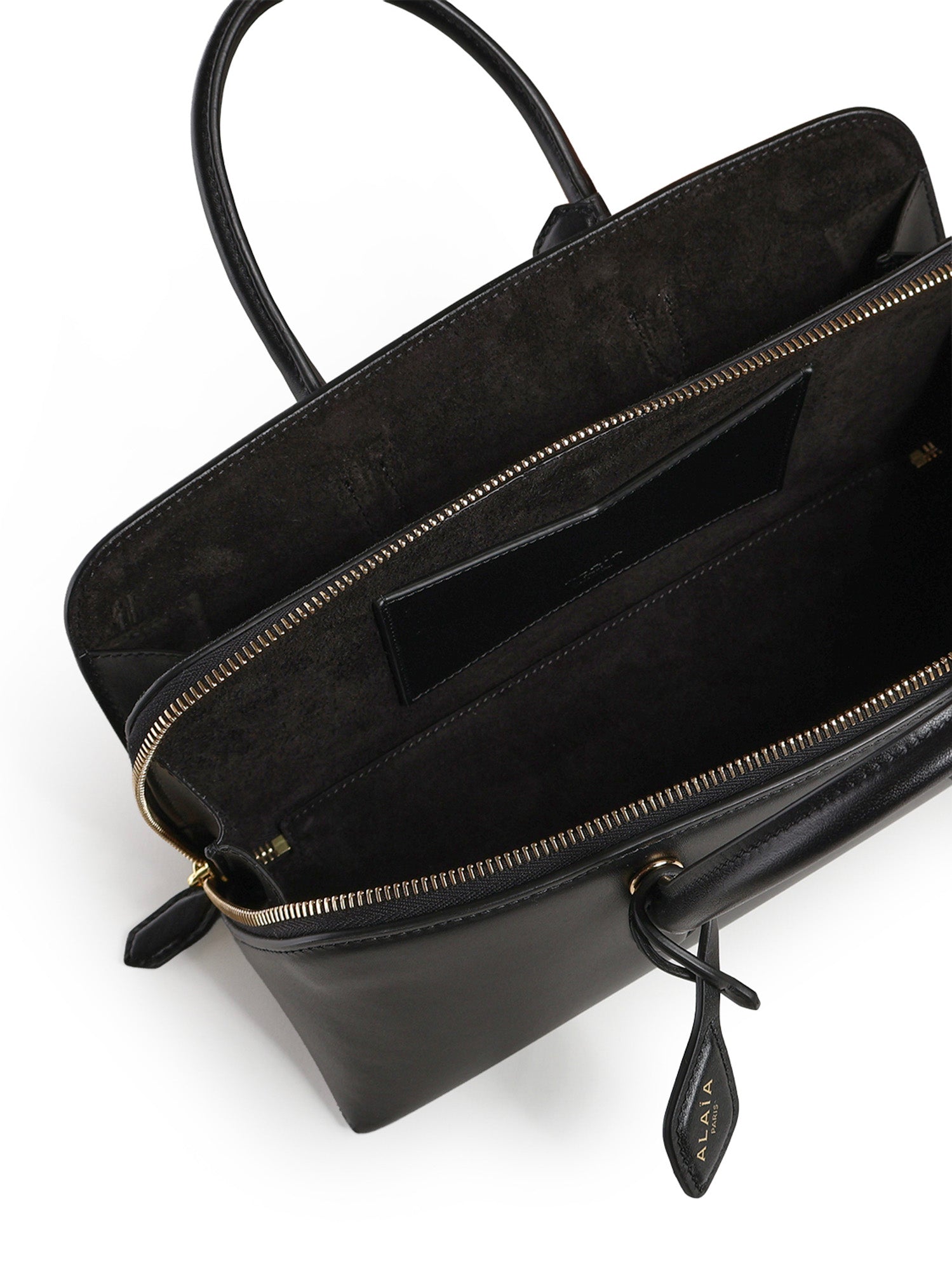Borsa Delta piccola in pelle AA1L1015I255 999 ALAIA 