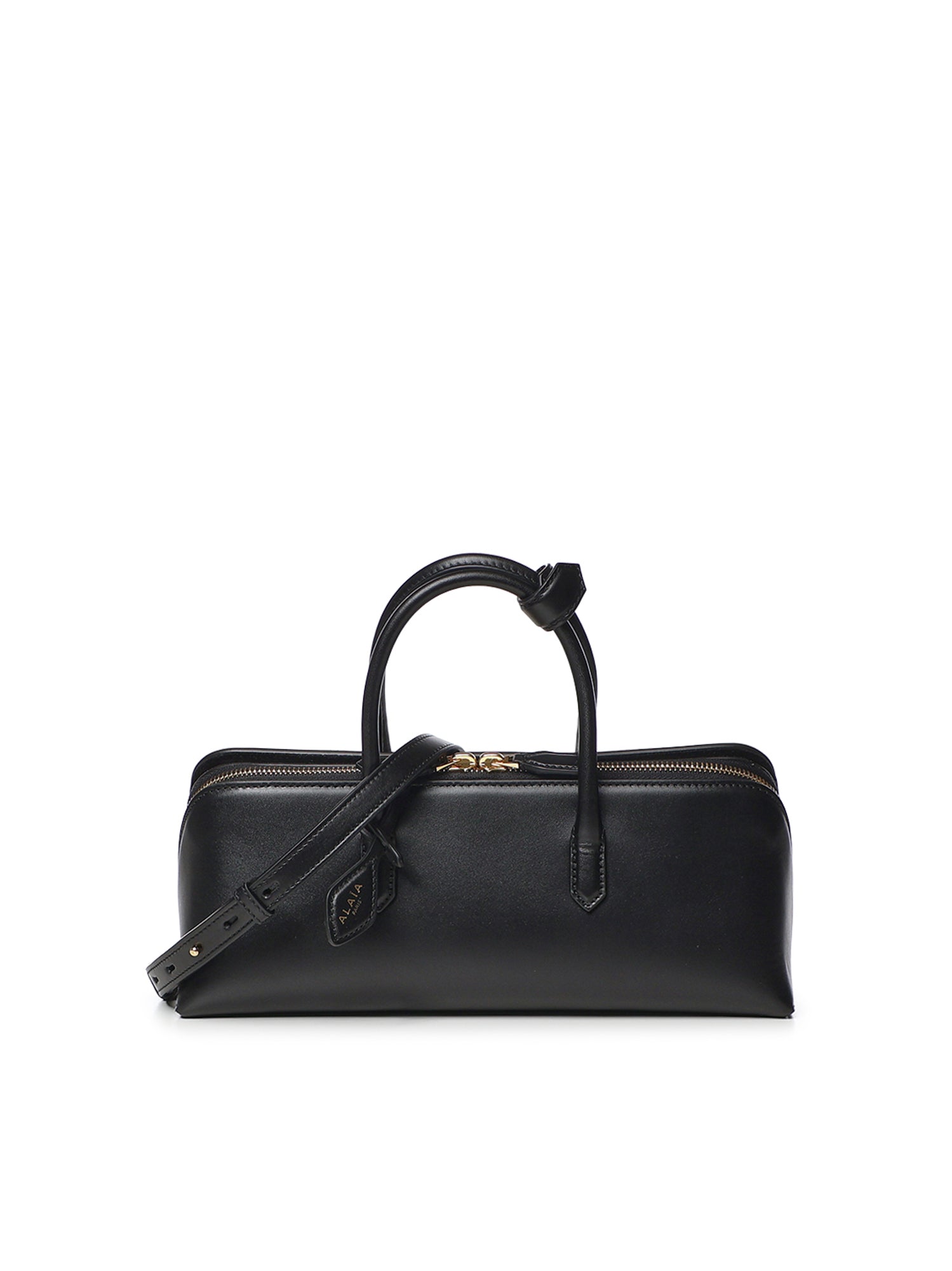 Borsa Delta piccola in pelle AA1L1015I255 999 ALAIA 