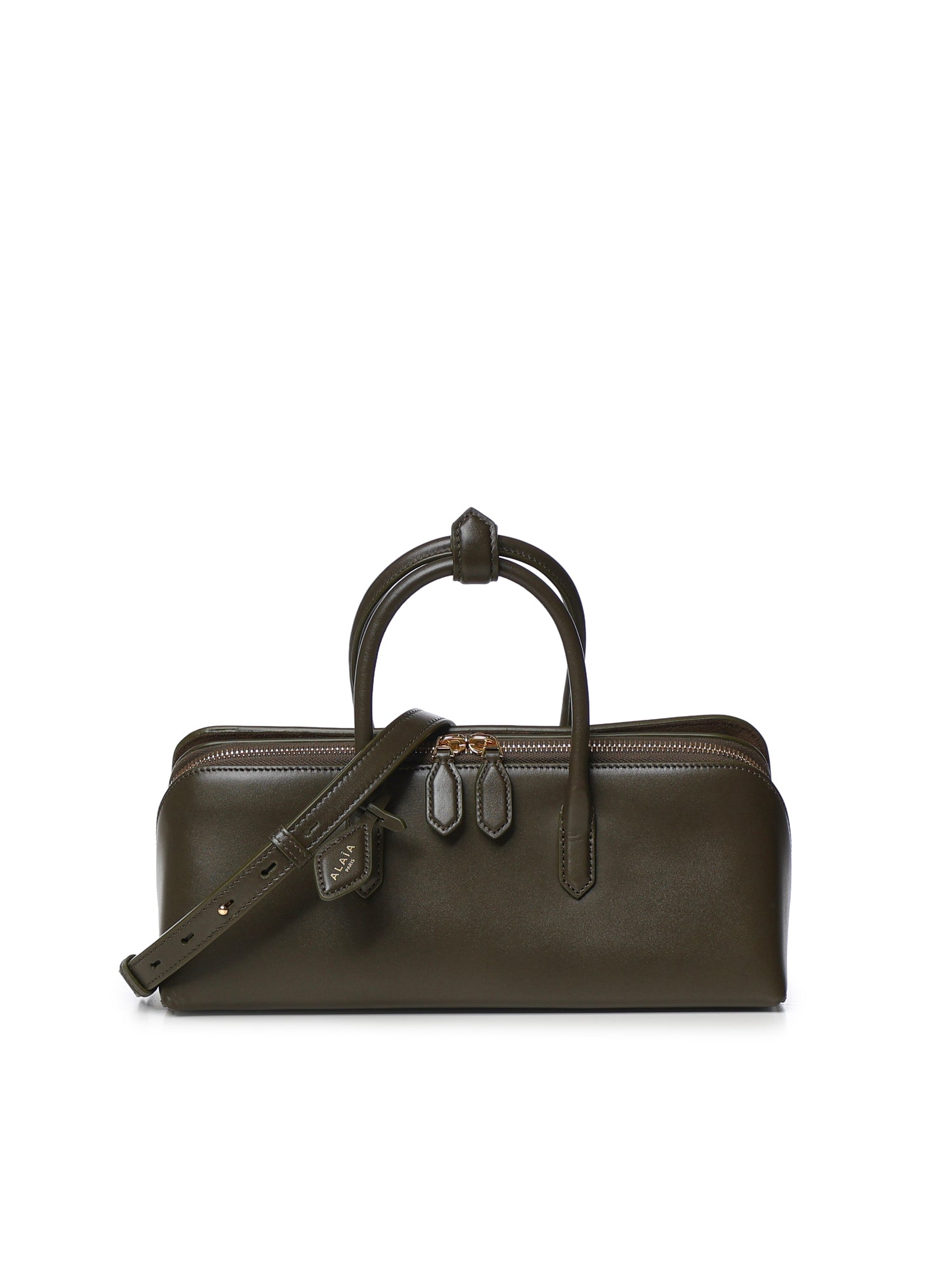 Borsa Delta piccola in pelle AA1L1015I255 U21 ALAIA 