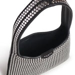 Borsa hobo in pelle con borchie AA1L1017I281 999 ALAIA 