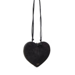 Borsa a tracolla Le Cœur in pelle e suede AA1P003CA577 999 ALAIA 