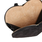 Borsa a tracolla Le Cœur in pelle e suede AA1P003CA577 999 ALAIA 