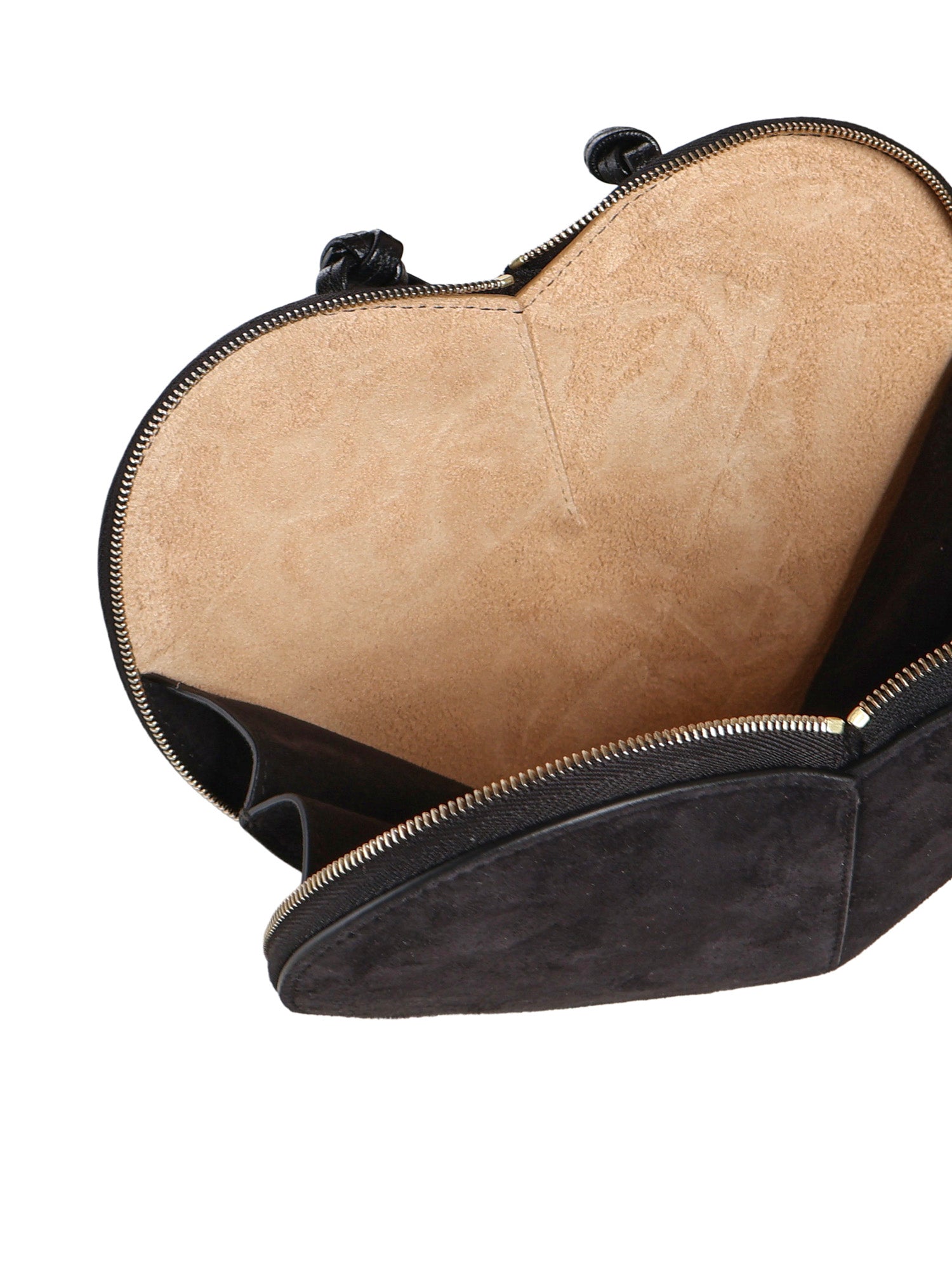 Borsa a tracolla Le Cœur in pelle e suede AA1P003CA577 999 ALAIA 