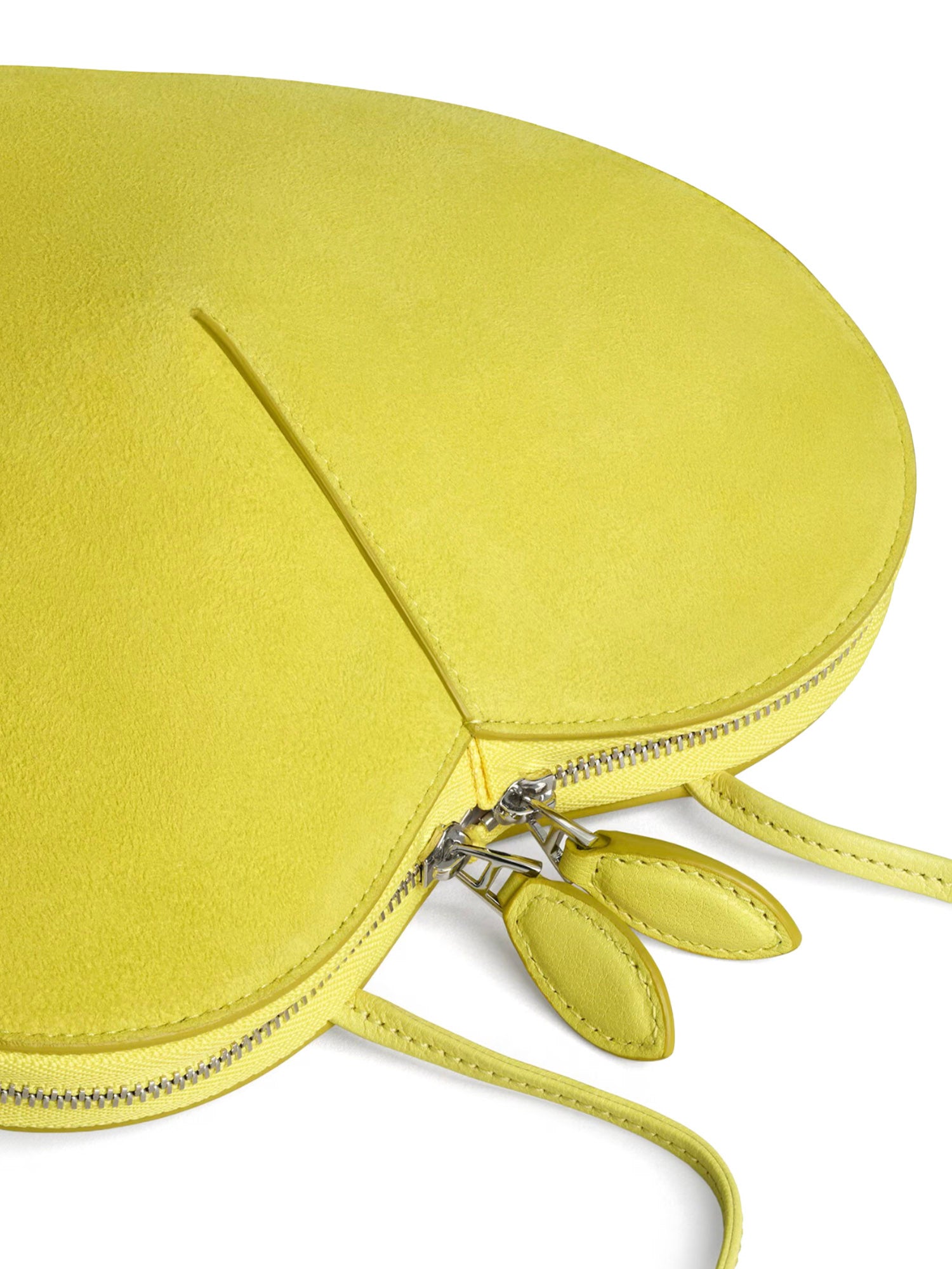 Borsa a tracolla Le Cœur in pelle e suede AA1P003CA577 U23 ALAIA 