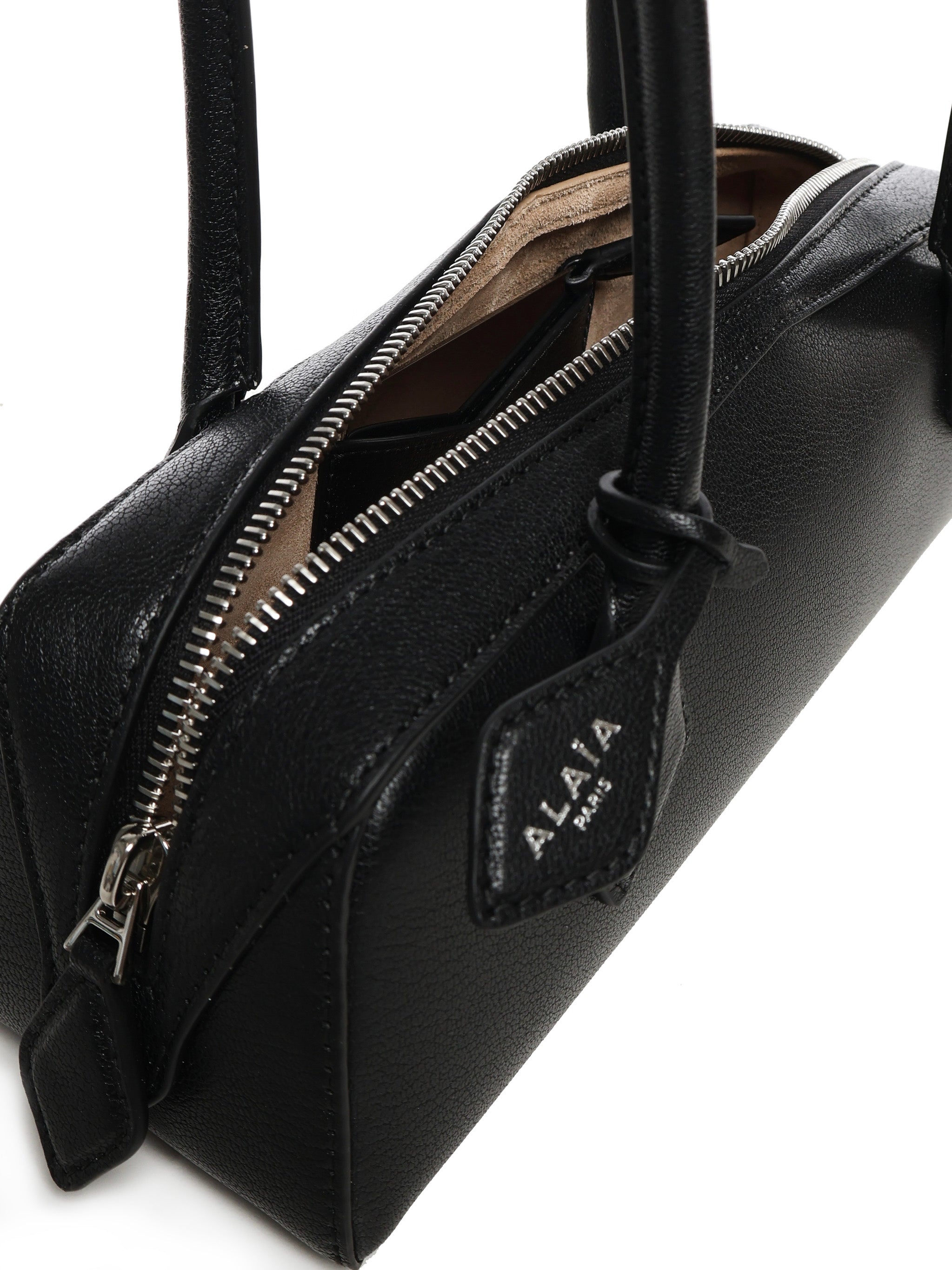 Borsa Le Teckel piccola in pelle AA1S06029CA212 999 ALAIA 