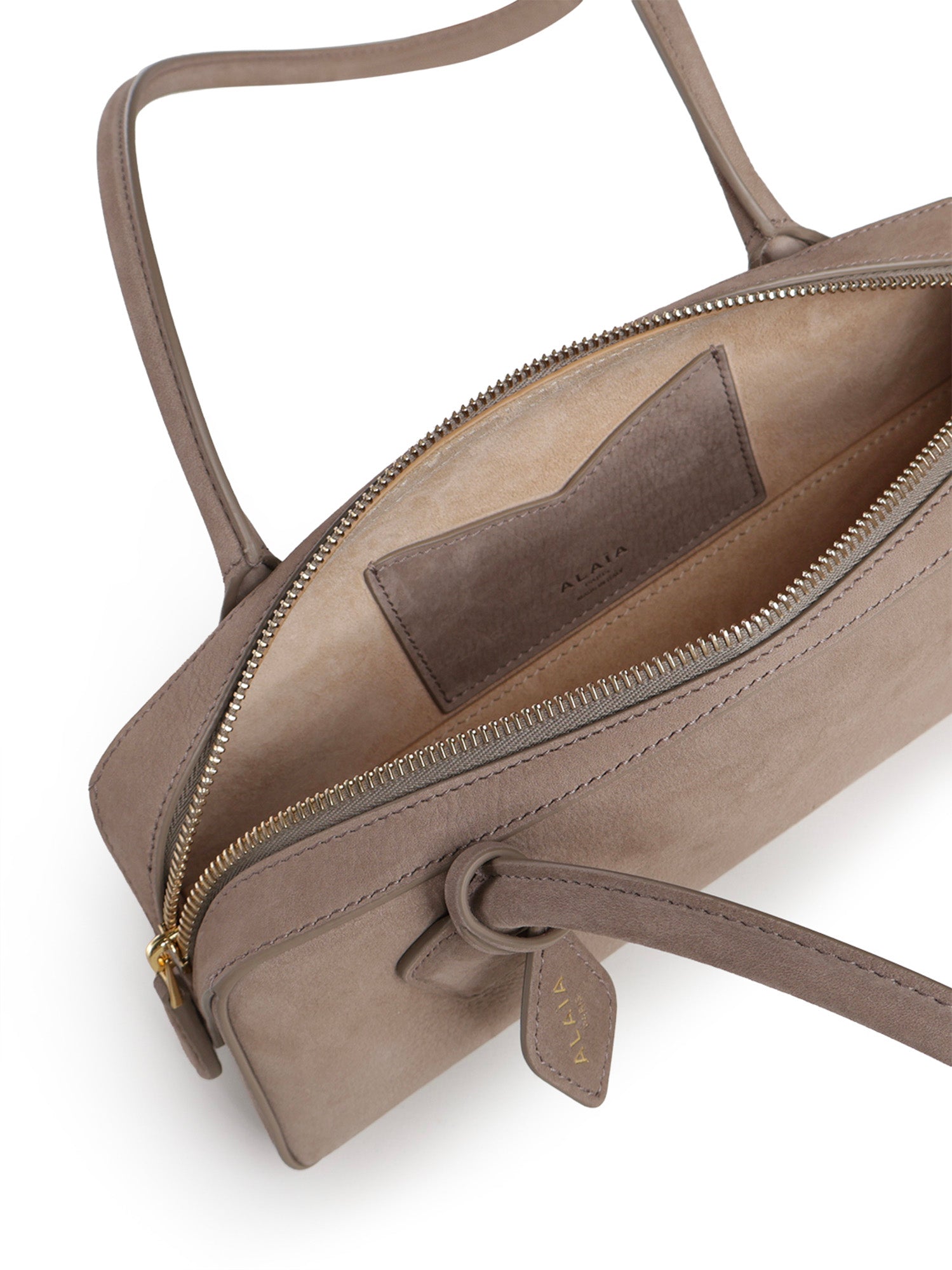 Borsa Le Teckel piccola in nabuk AA1S06029CA214 856 ALAIA 