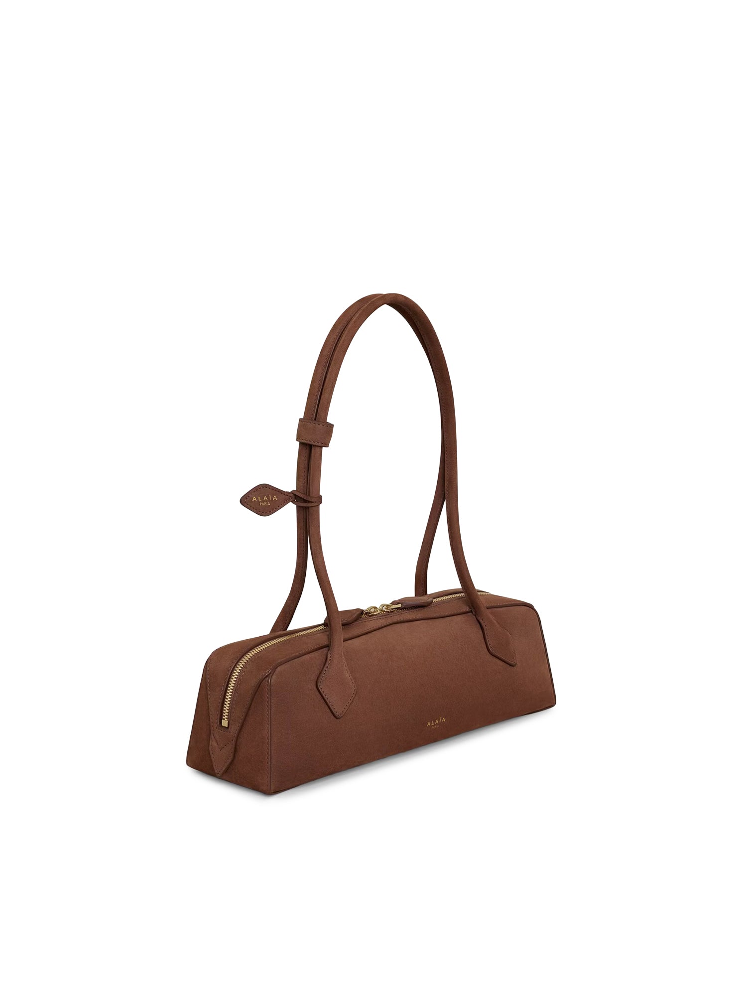 Borsa Le Teckel media in pelle d vitello nabuk AA1S06033CA214 731 ALAIA 