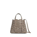 Borsa Mina 20 in nabuk Vienne a onde AA1S06720CA322 856 ALAIA 