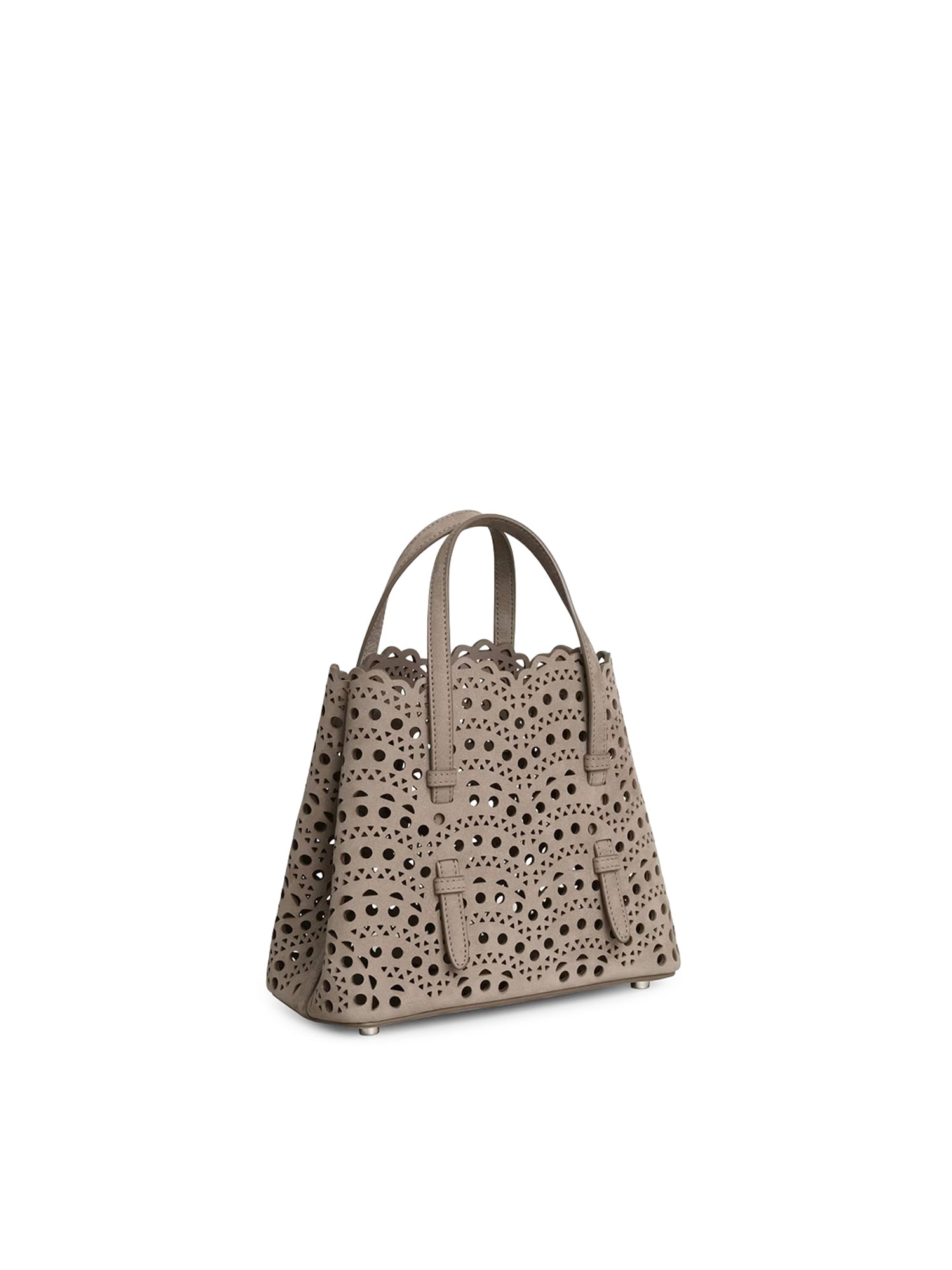 Borsa Mina 20 in nabuk Vienne a onde AA1S06720CA322 856 ALAIA 