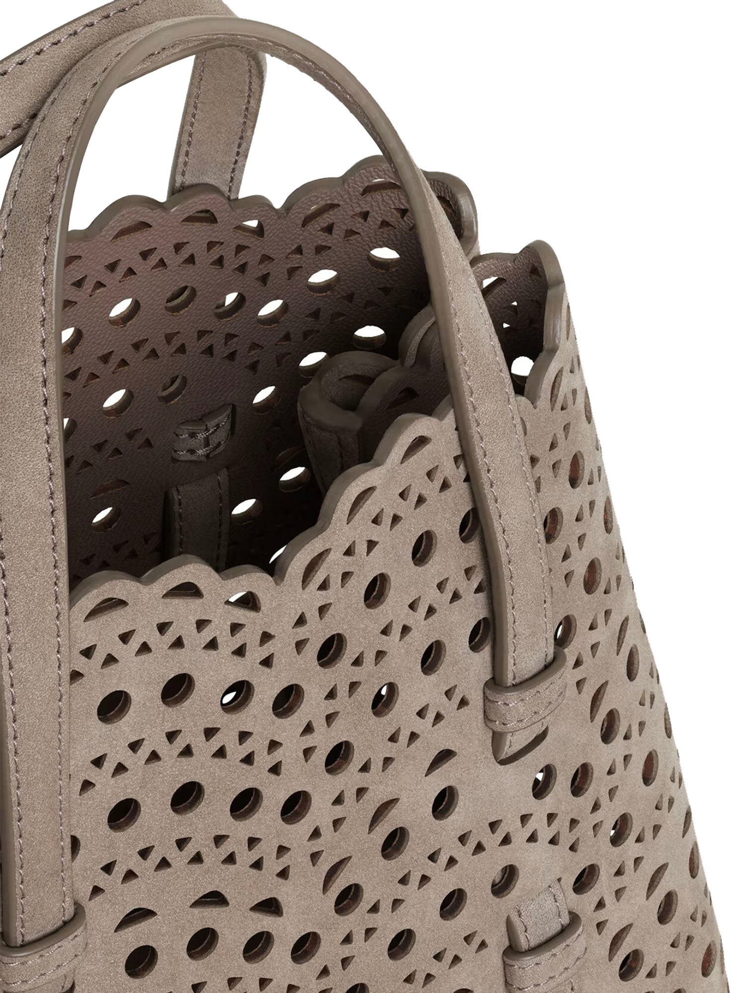Borsa Mina 20 in nabuk Vienne a onde AA1S06720CA322 856 ALAIA 