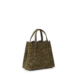 Borsa Mina 25 in nabuk Vienne a onde AA1S06720CA322 U21 ALAIA 