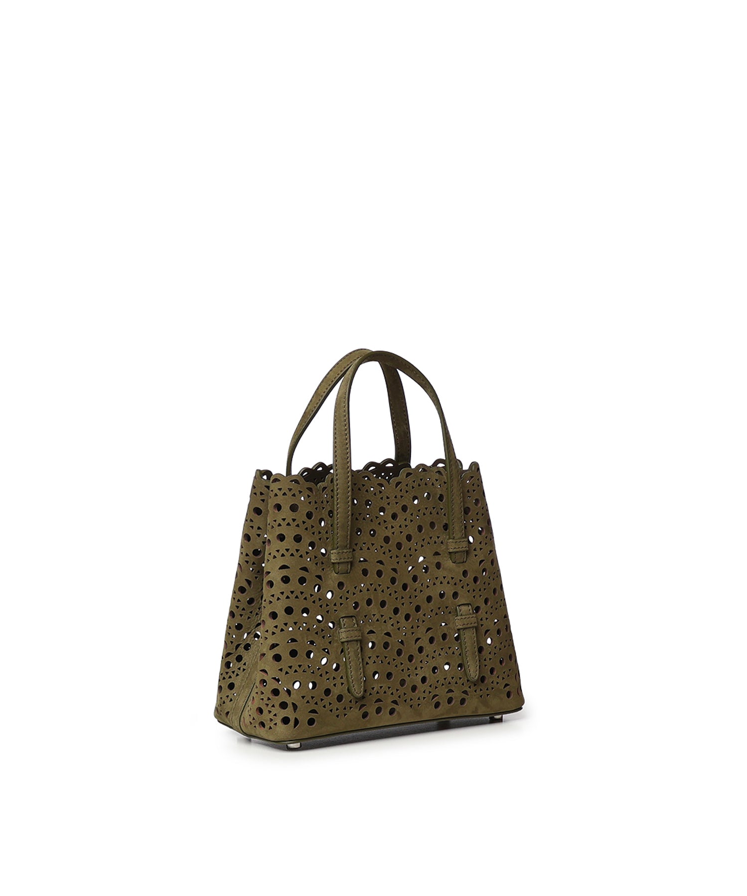 Borsa Mina 25 in nabuk Vienne a onde AA1S06720CA322 U21 ALAIA 
