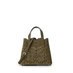 Borsa Mina 25 in nabuk Vienne a onde AA1S06720CA322 U21 ALAIA 