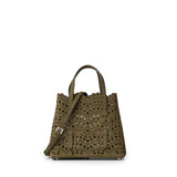 Borsa Mina 25 in nabuk Vienne a onde AA1S06720CA322 U21 ALAIA 