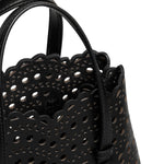 Tote bag piccola Mina 20 in pelle di vitello AA1S06720I251 999 ALAIA 