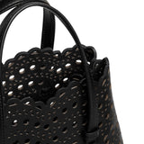 Tote bag piccola Mina 20 in pelle di vitello AA1S06720I251 999 ALAIA 