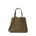 Borsa Mina 25 in nabuk Vienne a onde AA1S06725CA322 U21 ALAIA 