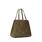 Borsa Mina 25 in nabuk Vienne a onde AA1S06725CA322 U21 ALAIA 