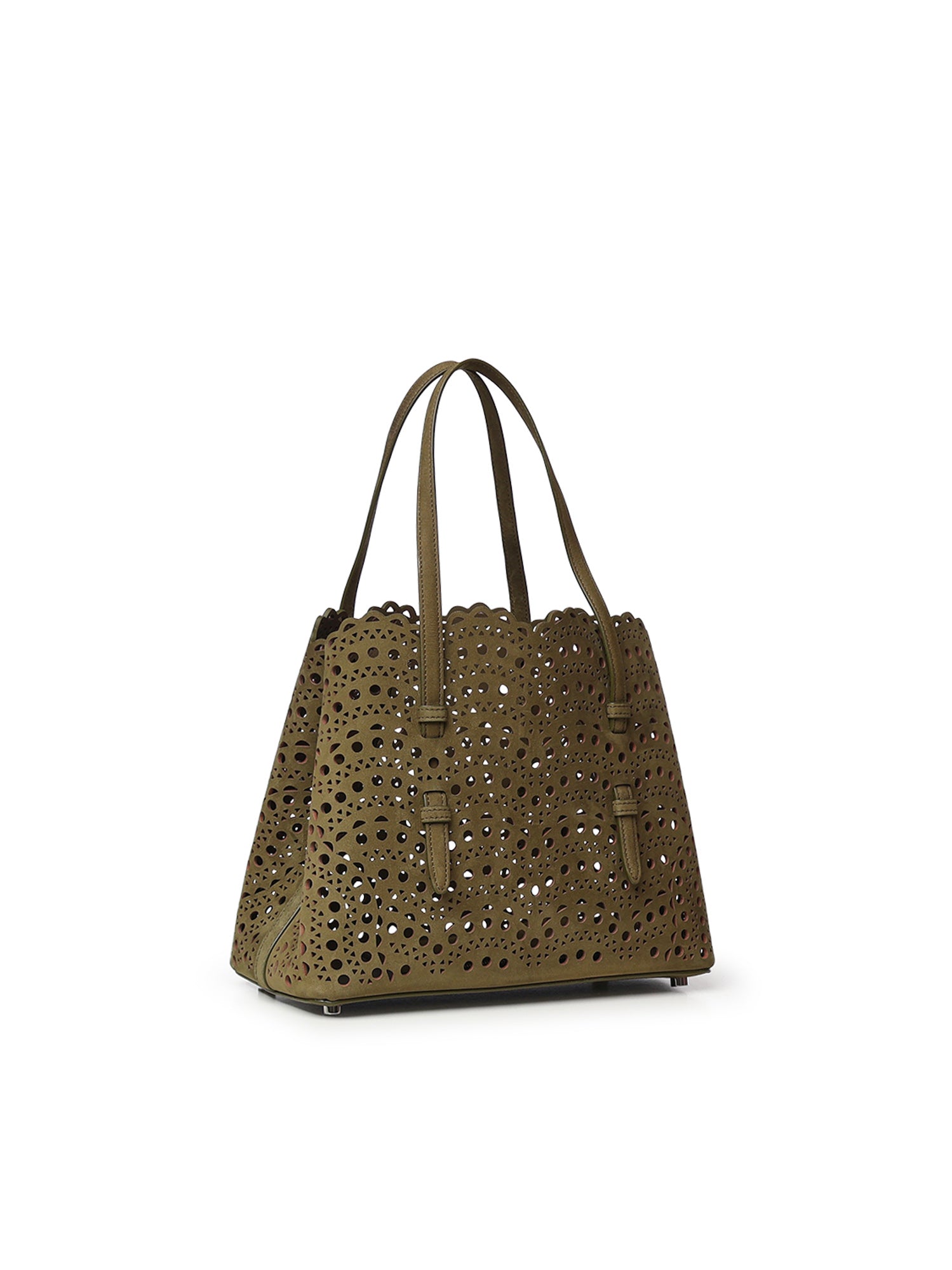 Borsa Mina 25 in nabuk Vienne a onde AA1S06725CA322 U21 ALAIA 