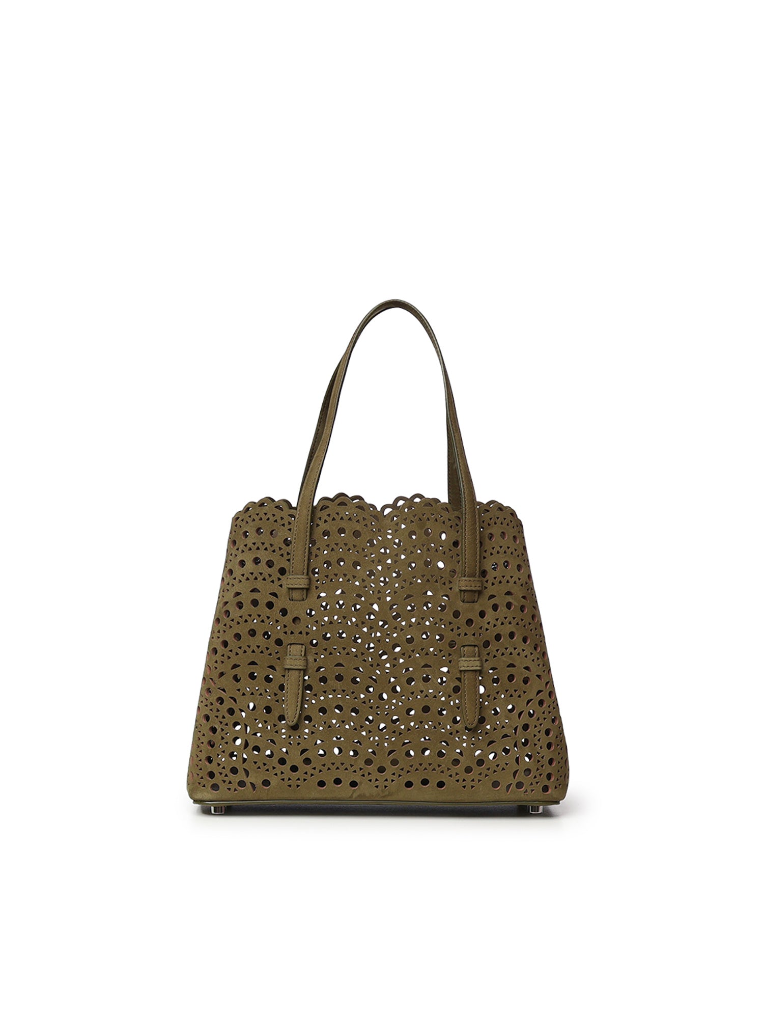 Borsa Mina 25 in nabuk Vienne a onde AA1S06725CA322 U21 ALAIA 