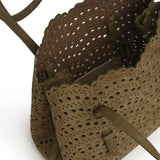 Borsa Mina 25 in nabuk Vienne a onde AA1S06725CA322 U21 ALAIA 