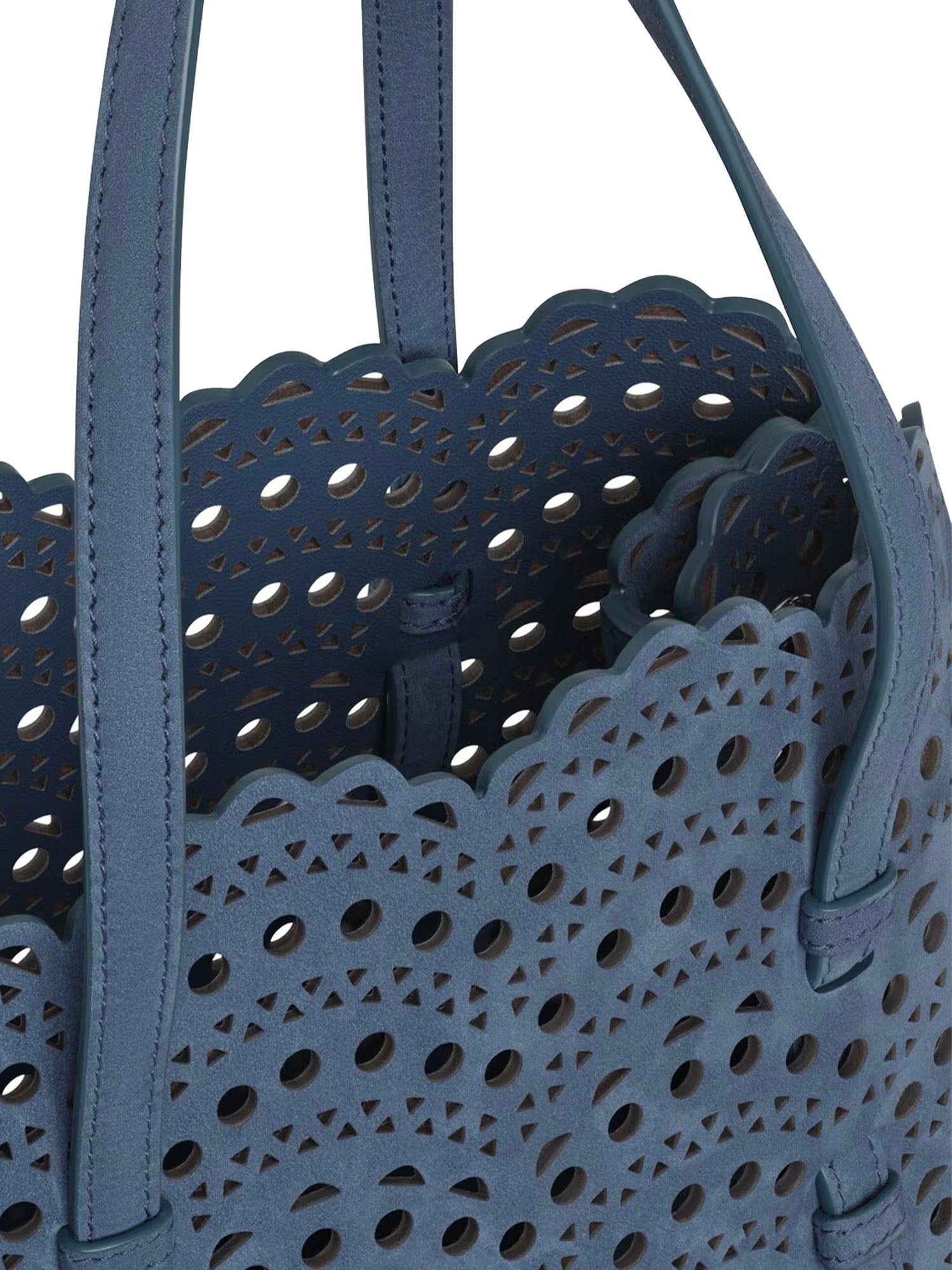 Borsa Mina 25 in nabuk Vienne a onde AA1S06725CA322 U95 ALAIA 